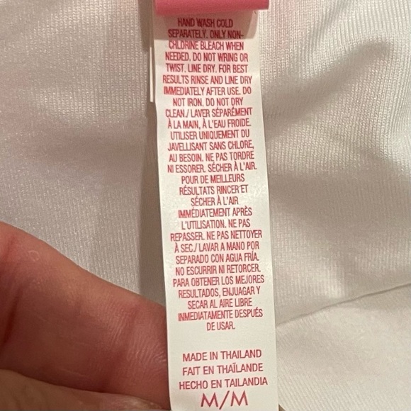 AK: Victoria Secret Large High Neck Mesh Tie Bikini Top Sz M - Picture 6 of 7